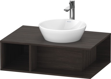 Duravit тумба подвесная под раковину 800 мм х 550 мм, d-neo, de495805353 цвет: каштан темный
