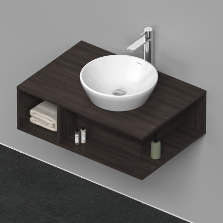 Duravit тумба подвесная под раковину 800 мм х 550 мм, d-neo, de495805353 цвет: каштан темный
