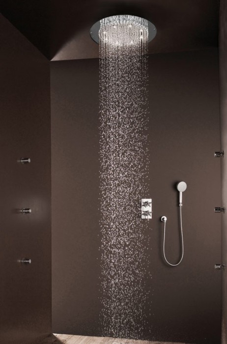 Bossini верхний душ с led подсветкой, dream, хром арт. h37398.030