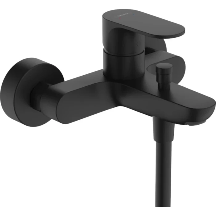 Hansgrohe смеситель для ванны, Rebris S, черный арт. 72443670