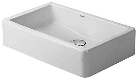 Duravit раковина встраиваемая сверху 60х38см, vero, 0455600000 цвет: белый