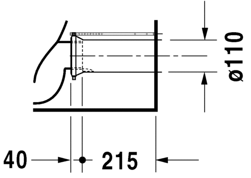 Duravit напольный комбинированный унитаз, d-code, 21180900002 цвет: белый