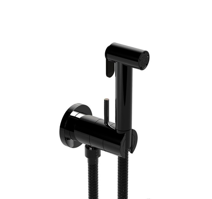 Cisal гигиенический душ, tt00794540 huber idroscopini, цвет: black matt