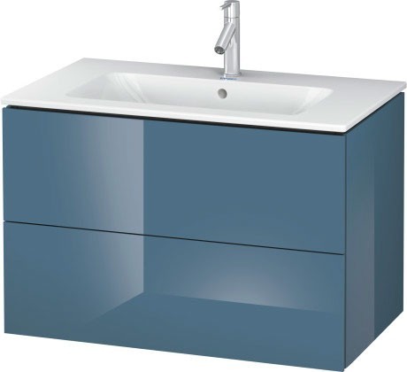 Duravit тумба подвесная под раковину, l-cube, lc 6241 4747 цвет: каменно-синий