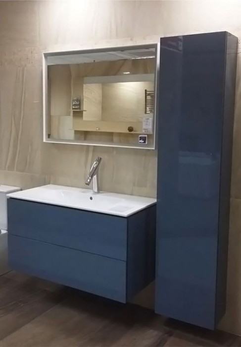 Duravit тумба подвесная под раковину, l-cube, lc 6241 4747 цвет: каменно-синий