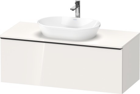 Duravit тумба подвесная под раковину 1200 мм х 550 мм и консолью, d-neo, de494902222 цвет: белый глянцевый