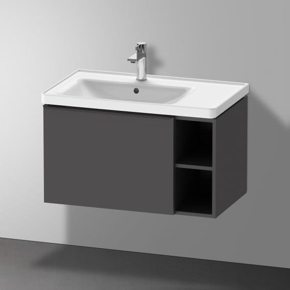 Duravit тумба подвесная под раковину 784 мм х 452 мм, d-neo, de425804949 цвет: графит матовый