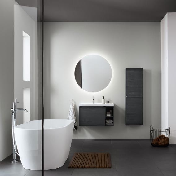 Duravit тумба подвесная под раковину 784 мм х 452 мм, d-neo, de425804949 цвет: графит матовый