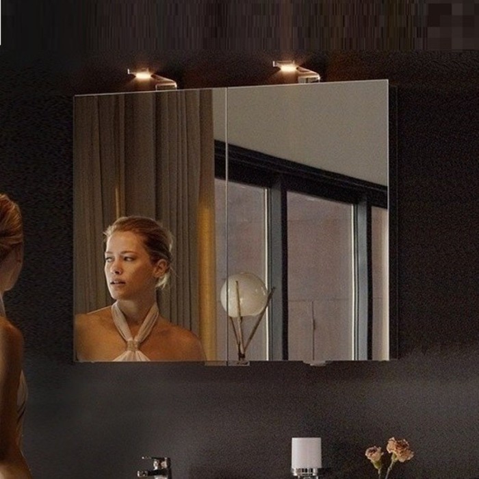 Keuco шкаф с подсветкой, royal universe, серебристый арт. 12703 171301