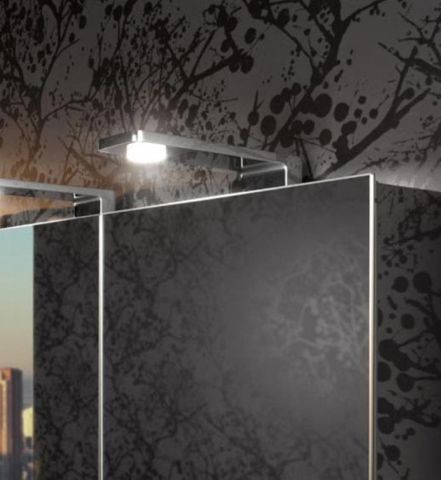 Keuco шкаф с подсветкой, royal universe, серебристый арт. 12703 171301