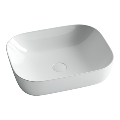 Ceramicanova раковина накладная element, cn6008 цвет: белый