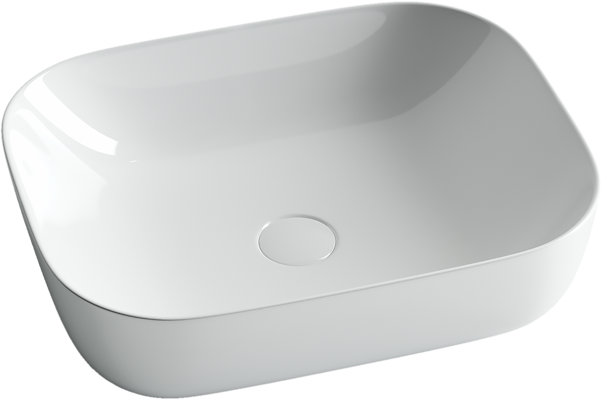 Ceramicanova раковина накладная element, cn6008 цвет: белый