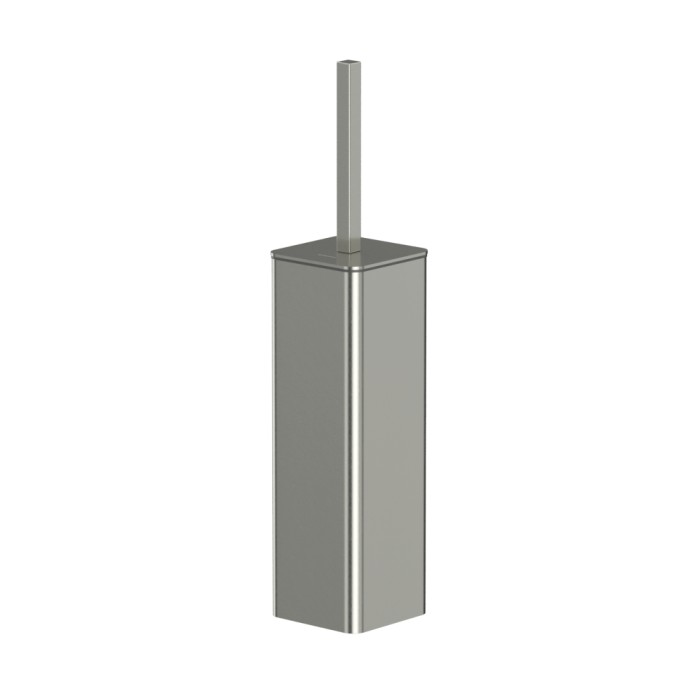 Ершик для унитаза, напольный, Whitecross Cubo nickel brushed, брашированный никель арт. CU2474NIB