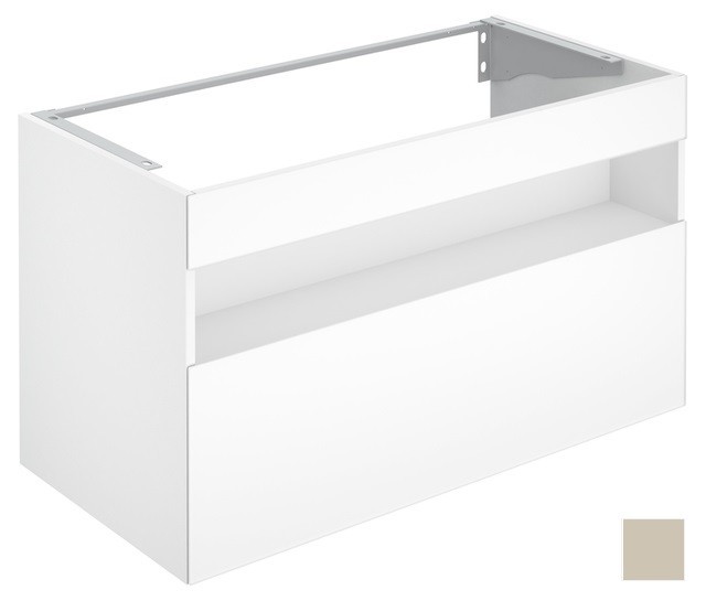Keuco тумба под раковину с освещением 490 мм х 1000 мм х 625 мм, с 1 выдвижным ящиком, с сифоном, кашемир/кашемир, stageline, кашемир арт. 32872 180100