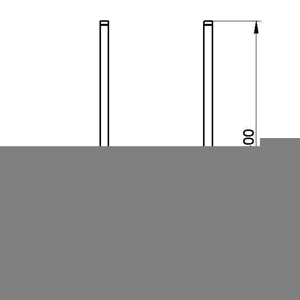 Keuco ершик для туалета, plan, хром арт. 14972 010100