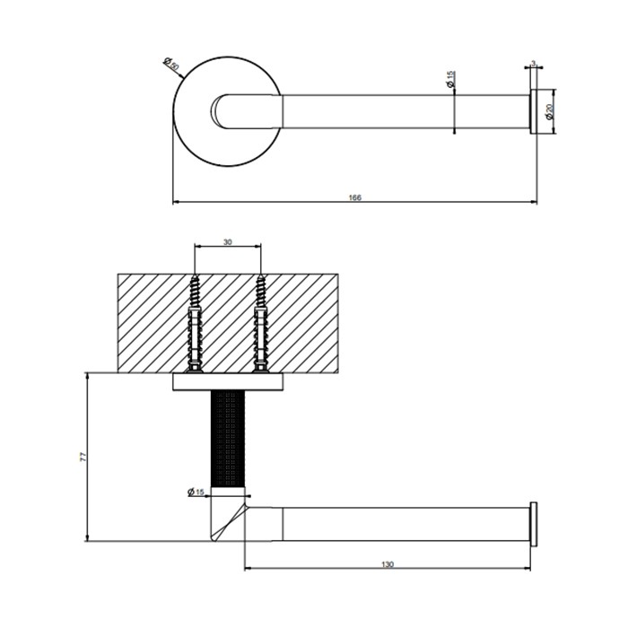 Gessi Держатель туалетной бумаги, вертикальная/горизонтальная установка, Anello, 63755#299 цвет: black xl
