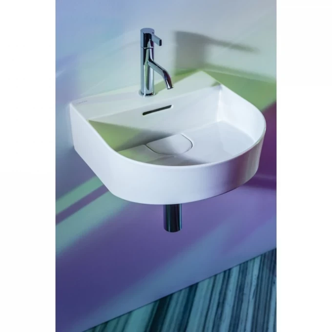 LAUFEN раковина с текстурой 410x365 мм, SONAR - 8.1234.3.000.112.1