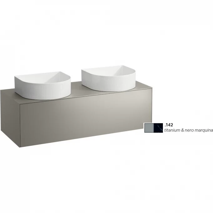 LAUFEN раковина с текстурой 410x365 мм, SONAR - 8.1234.3.000.112.1