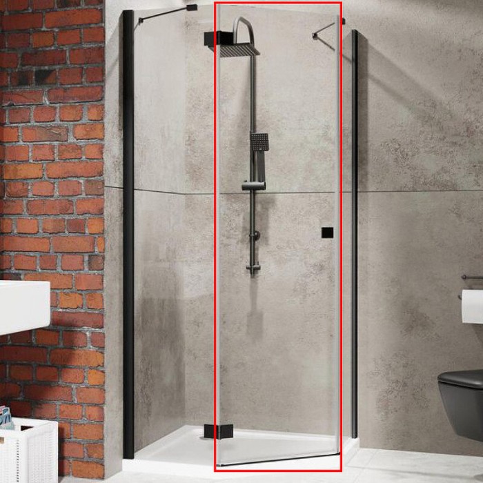 Radaway душевая дверь ptj 60 l профиль черный стекло прозрачное, Essenza New - 385010-54-01L