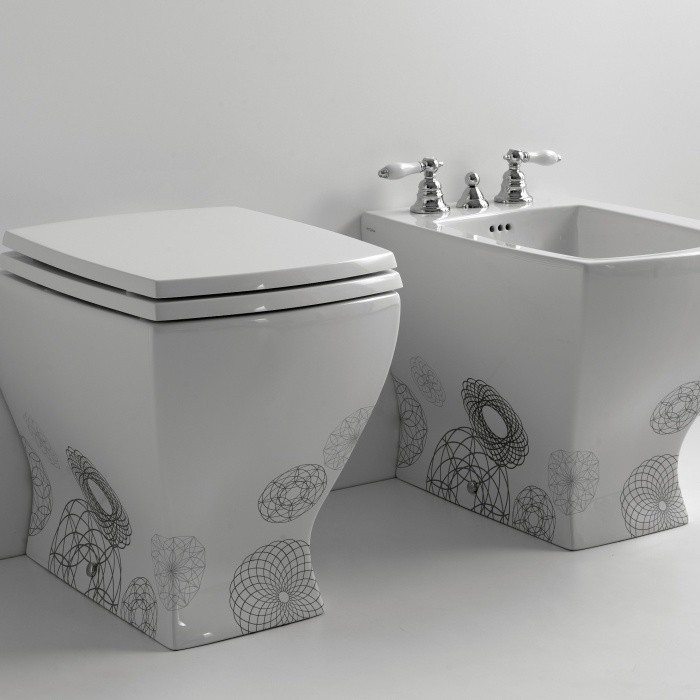 ArtCeram унитаз напольный, gomitolijz03+jz07 jazz цвет: белый