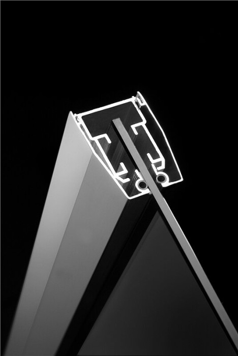 Radaway душевой уголок pdj 90x90 r профиль хром стекло графит, Almatea - 30702-01-05N