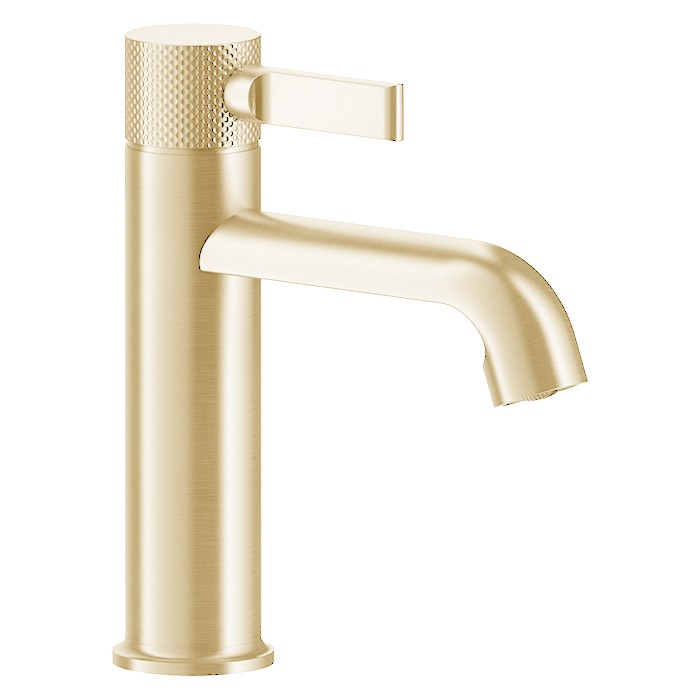 Gessi Смеситель однорычажный с донным клапаном на 1 1/4", соединительные шланги на 3/8". цвет: золото, Inciso, 58001#246 цвет: золото