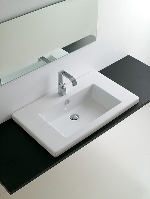 ArtCeram раковина (врезная), gpl004 01 00 gap цвет: белый глянцевый