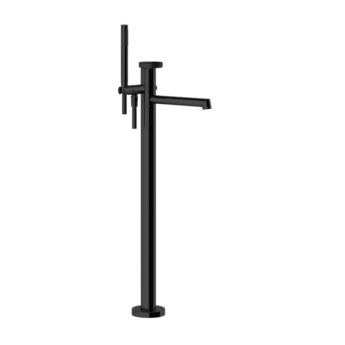 Gessi Смеситель для ванны, напольный, Anello, 63328#299 цвет: black xl