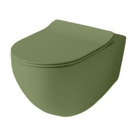 ArtCeram сиденье с крышкой для унитаза, fla014 44 file 2.0 цвет: зеленый