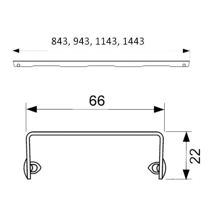 TECE решетка угловая "basic", 1200х1200 мм, цвет: нерж. сталь полированная, drainline - 611210