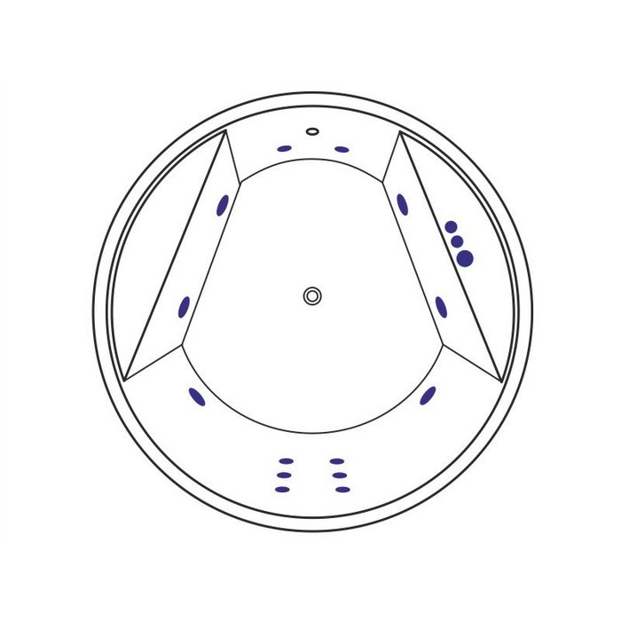 Встраиваемая ванна 160 smart, Excellent Great arc, бронза арт. WAEX.GRE16.SMART.BR