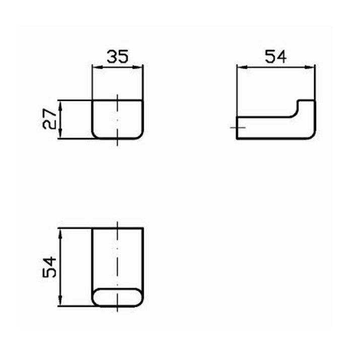 Zucchetti крючок, подвесной, jingle, хром арт. zac950