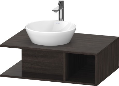 Duravit тумба подвесная под раковину 800 мм х 550 мм, d-neo, de492805353 цвет: каштан темный