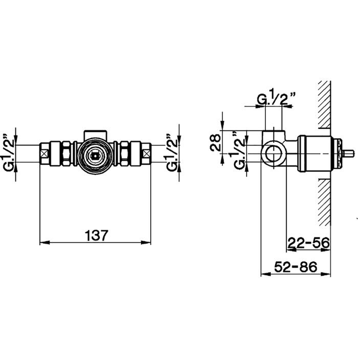 Cisal встраиваемая часть однорычажного смесителя для душа, za00431004 complementi, цвет: