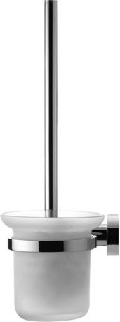 Duravit ершик для туалета, d-code, 0099271000 цвет: хром