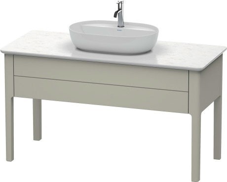 Duravit тумба напольная под столешницу lu956106060, luv, lu956106060 цвет: серо-коричневый