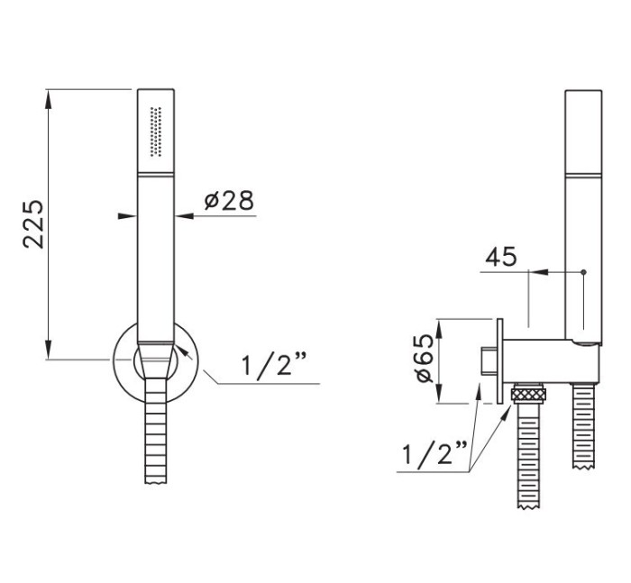 Stella душевой набор, sirius, черный арт. un03121ne00