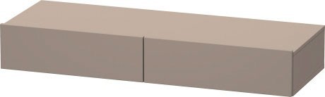 Duravit полка с двумя выдвижными ящиками, durastyle, ds827104343 цвет: базальт матовый