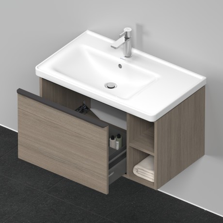Duravit тумба подвесная под раковину 784 мм х 452 мм, d-neo, de425803535 цвет: дуб терра