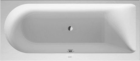 Duravit акриловая встраиваемая ванна 1700 х 750, darling new, 700243000000000 цвет: белый