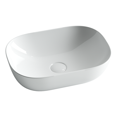 Ceramicanova раковина накладная element, cn6009 цвет: белый
