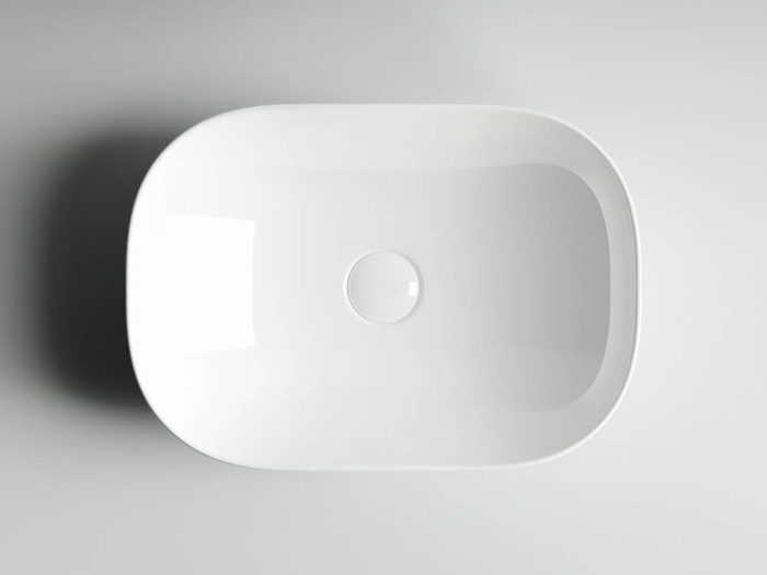 Ceramicanova раковина накладная element, cn6009 цвет: белый