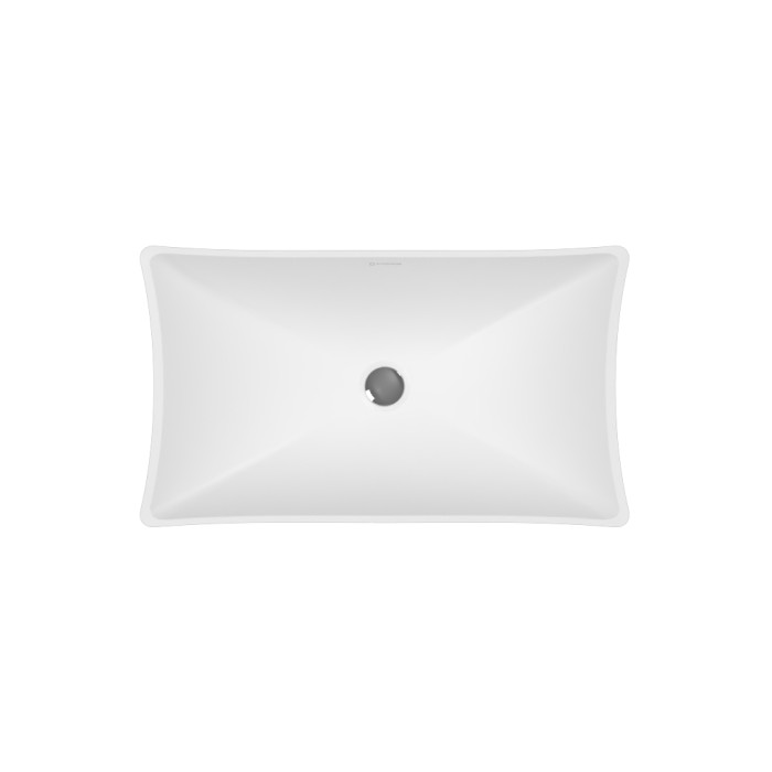 Раковина, накладная 60x34,5, Whitecross Coral, белый мат арт. 0739.060034.200