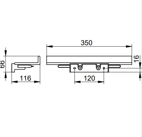 Keuco полочка для душа съёмная collection reva со встроенным стеклоочистителем, сollection reva, белый арт. 12859 510000