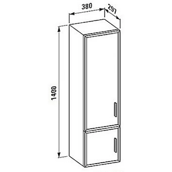 LAUFEN шкаф-пенал, LIVING - 4.7993.1.070.556.1