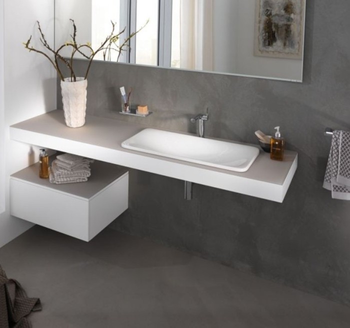 Keuco тумба боковая подвесная с одним выдвижным фронтом, edition 400, белый арт. 31741 380000