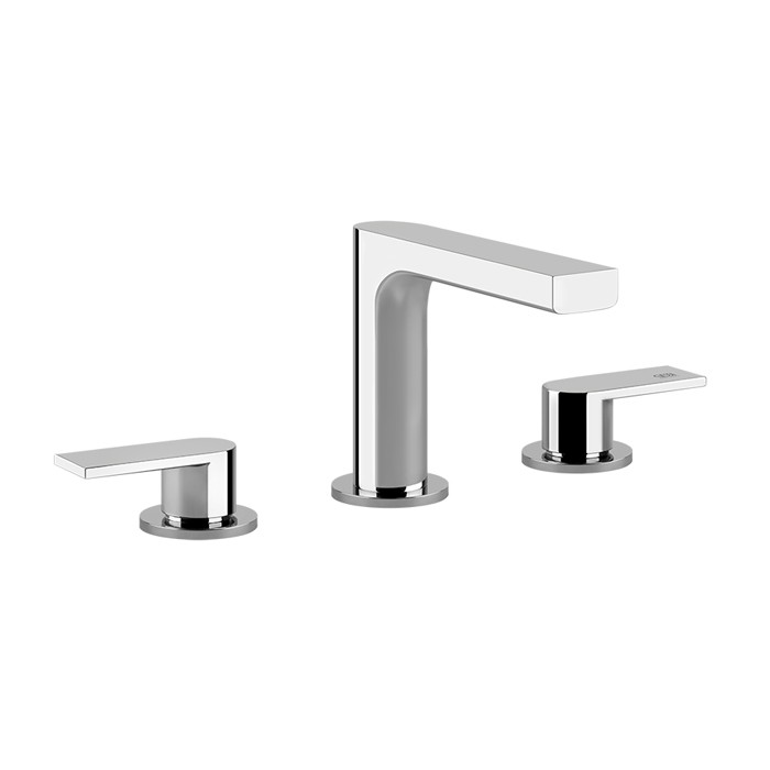 Gessi Смеситель для раковины, на 3 отв, донный клапан, Emporio Via manzoni, 38612#031 цвет: хром