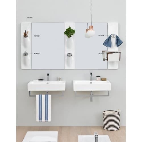 ArtCeram дозатор для жидкого мыла, aca027 sotto sopra + up цвет: хром глянцевый