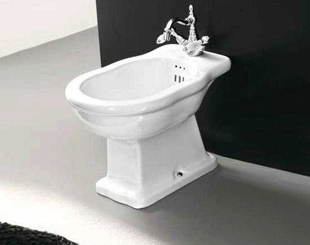 ArtCeram биде (напольное), heb002 01 00 hermitage цвет: белый глянцевый