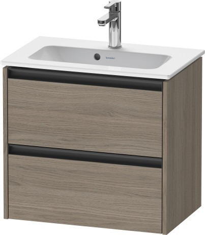 Duravit тумба подвесная под раковину 390 мм х 610 мм х 549 мм, ketho.2, k25255035350000 цвет: дуб терра